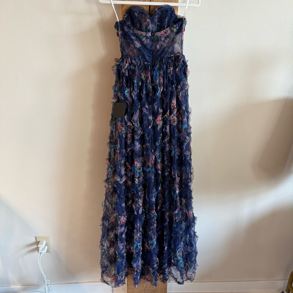 Lulu's Floral & Sheer Maxi - Picture 11 of 13